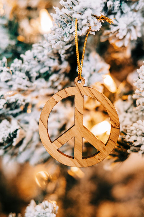 Peace Symbol Ornament 4