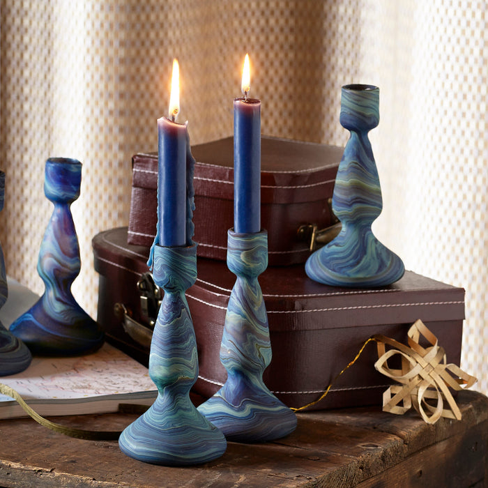 Phoenician Blue Candleholder 3