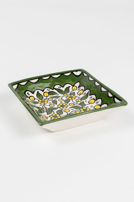 Yellow Daises Dipping Dish 4