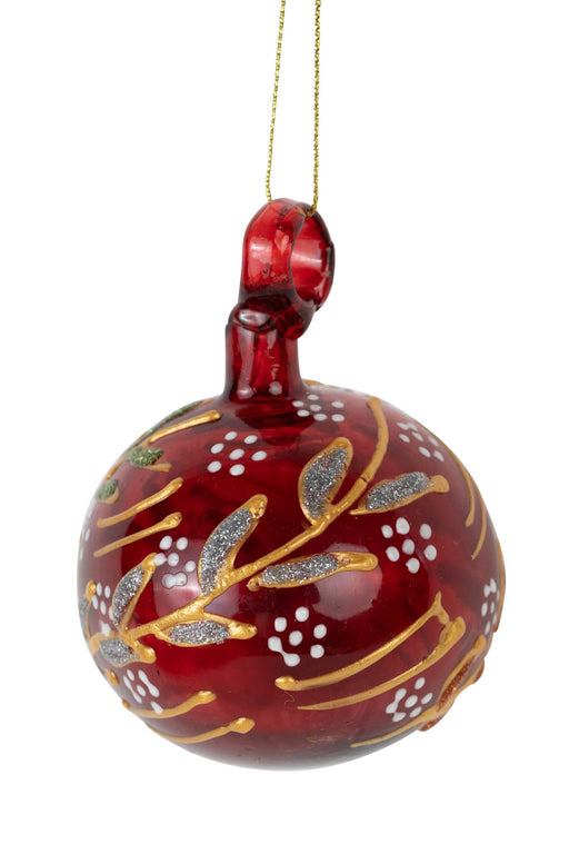 Firelight Glass Bulb Ornament