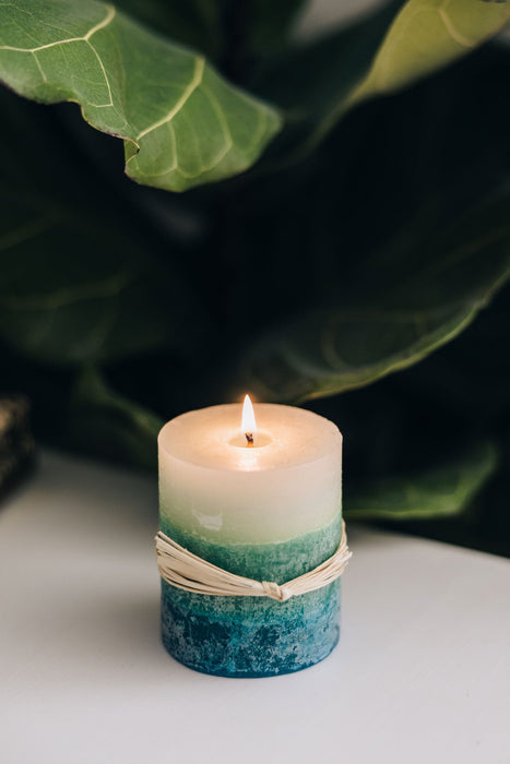 Sea Glass Ombre Candle (SM) 5