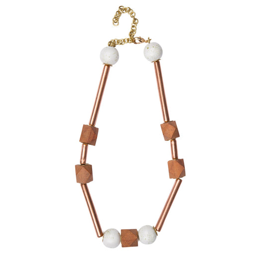 Copper & Clay Necklace