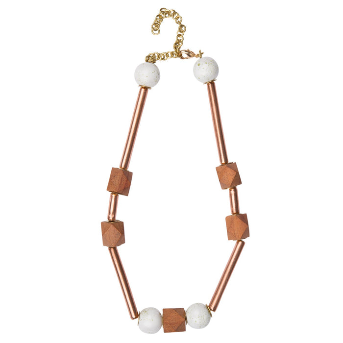 Copper & Clay Necklace 1