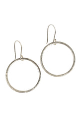 Hammered Ring Earrings