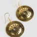 Brass Shield Earrings thumbnail 2