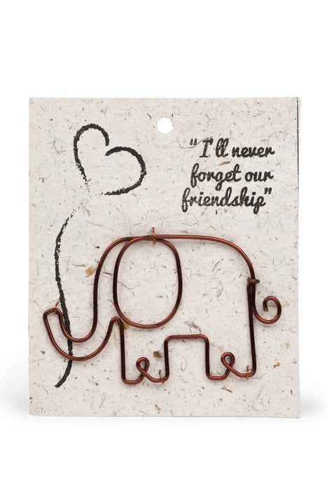 Wire Elephant  Gift Bookmark 1