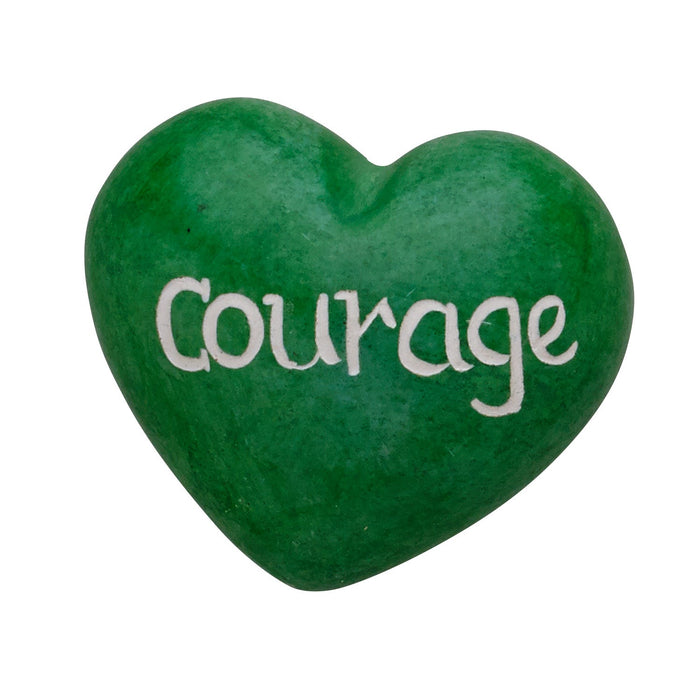 Courage Heart Paperweight 1
