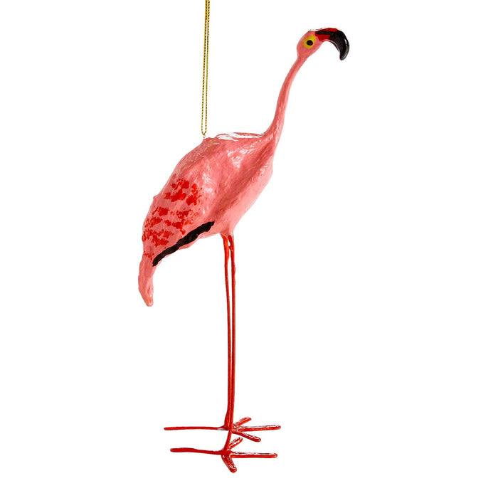 Seed Pod Flamingo Ornament 1