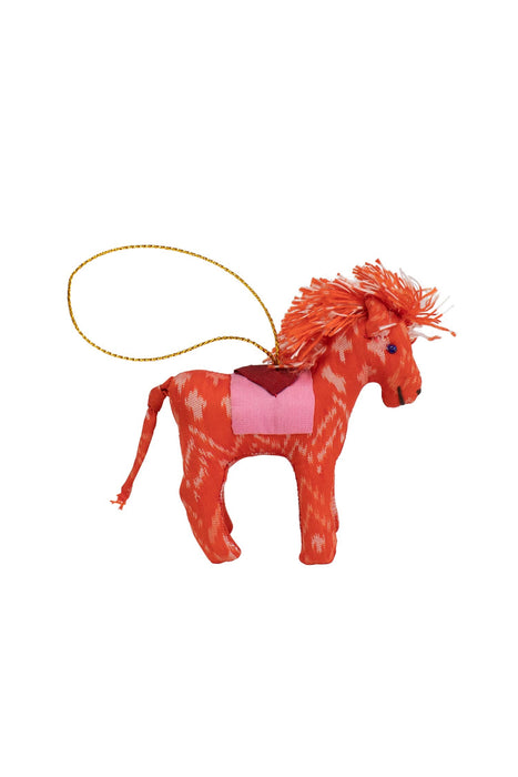 Silk Horse Ornament 1