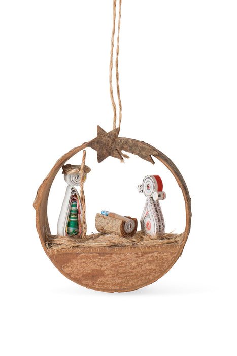 Paper Nativity Ornament 1