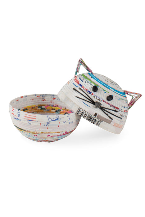 Coiled Paper Cat Box 2