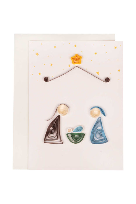 Quilled Paper Nativity Card 1