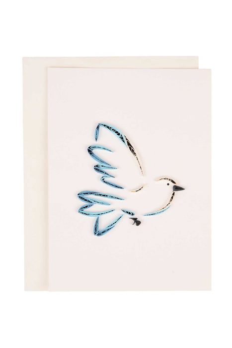 Quilled Paper Dove Card 1
