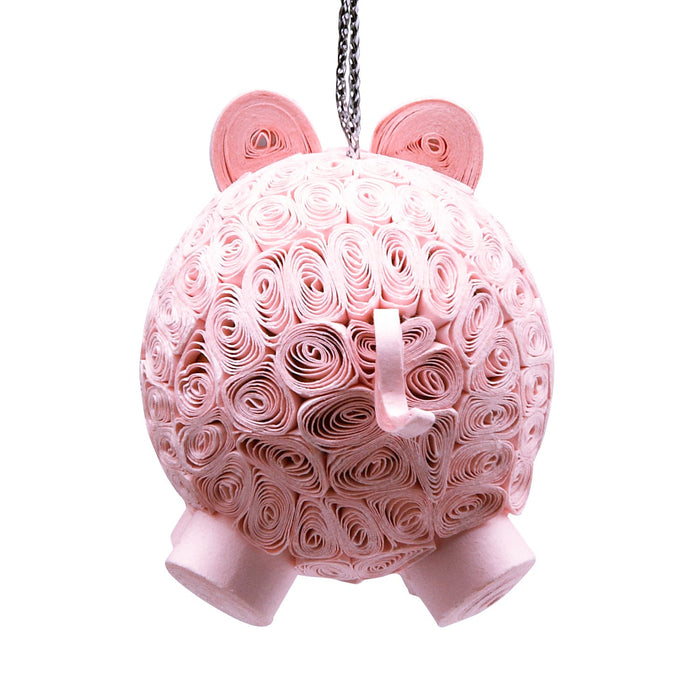 Smiling Pig Ornament 2