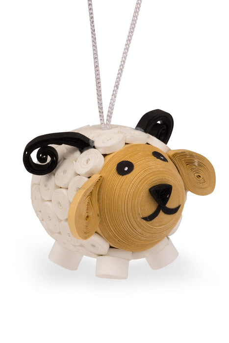 Quilled Paper Sheep Ornament 1