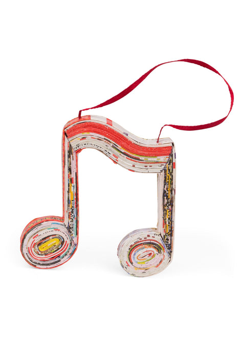 Musical Note Paper Ornament 1