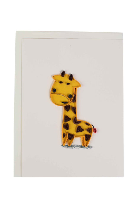 Baby Giraffe Greeting Card 1
