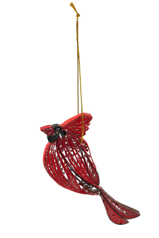 Quill Cardinal Ornament