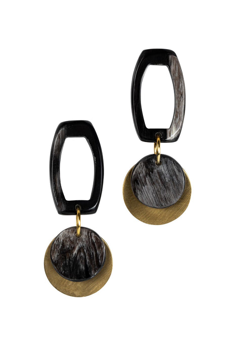 Black & Gold Earrings 1
