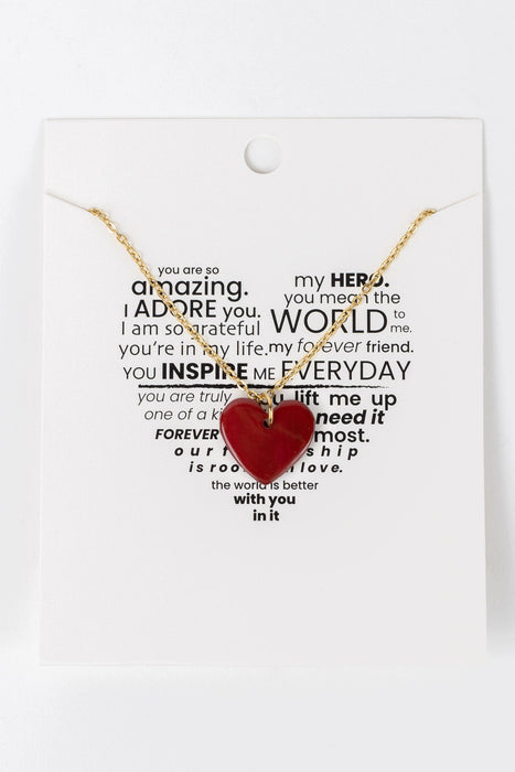 Red Heart Necklace 5