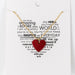 Red Heart Necklace thumbnail 5