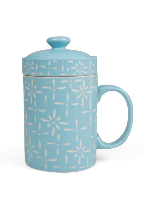 Snowy Dawn Tea Strainer Mug 1