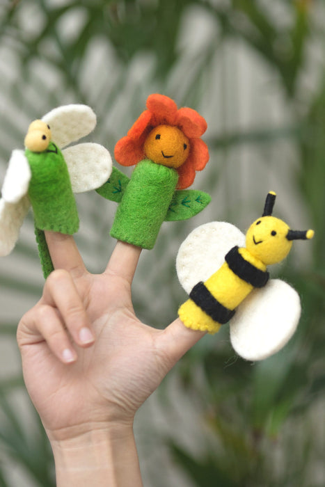 Sunflower Finger Puppet 3