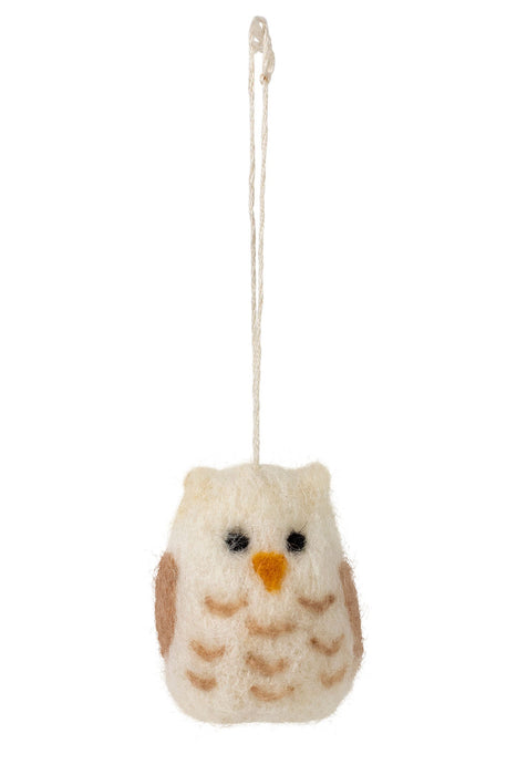 Wool Owl Ornament 1