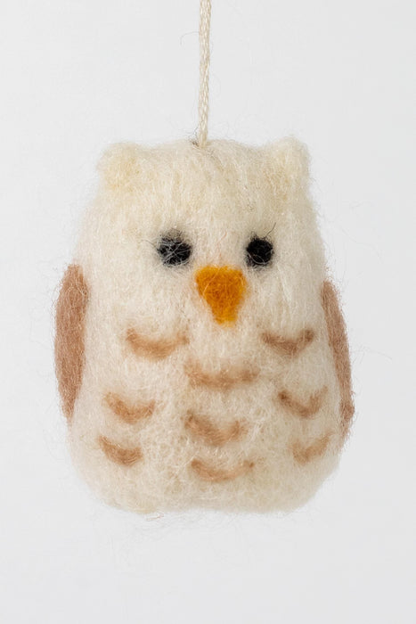 Wool Owl Ornament 3