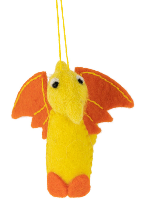 Felt Flying Dino Ornament 1