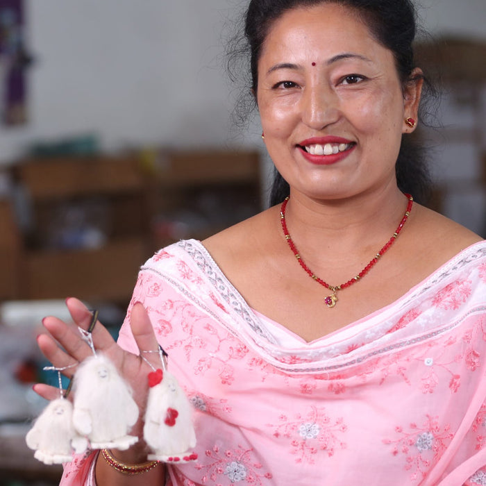 Snow Yeti Ornament 2