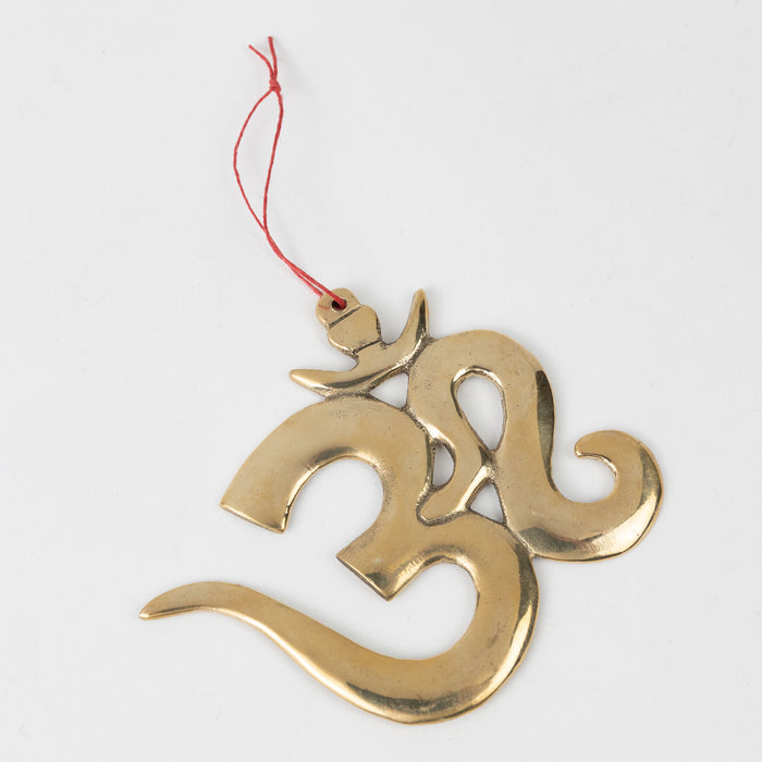 Om Brass Ornament 3