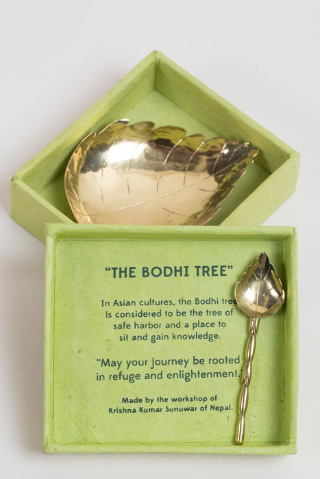 Bodhi Leaf Bowl & Spoon 2