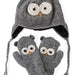 Knit Wool Owl Hat thumbnail 2