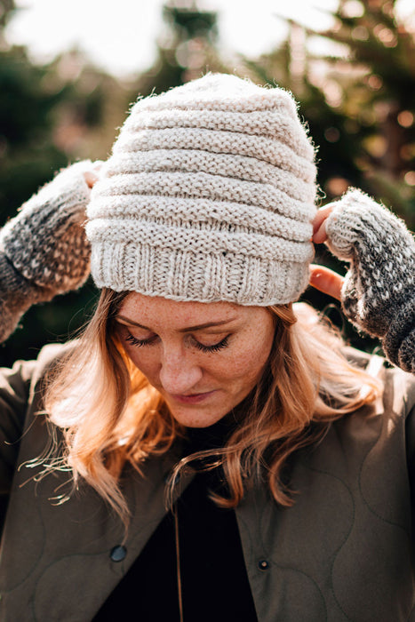 Ribbed Knit Hat 3