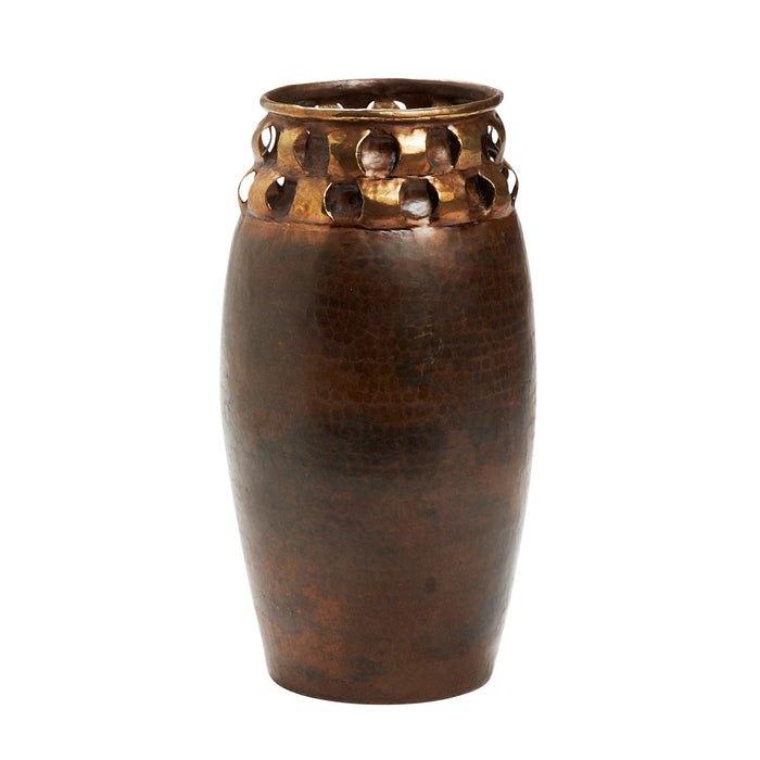 Hammered Copper Vase-sm 1