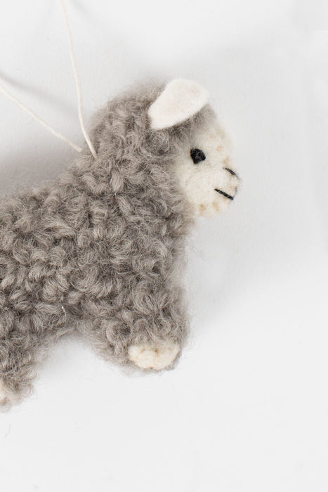 Fleece Navidad Sheep Ornament 2