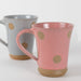 Polka Dot Stoneware Mug, Pink thumbnail 3