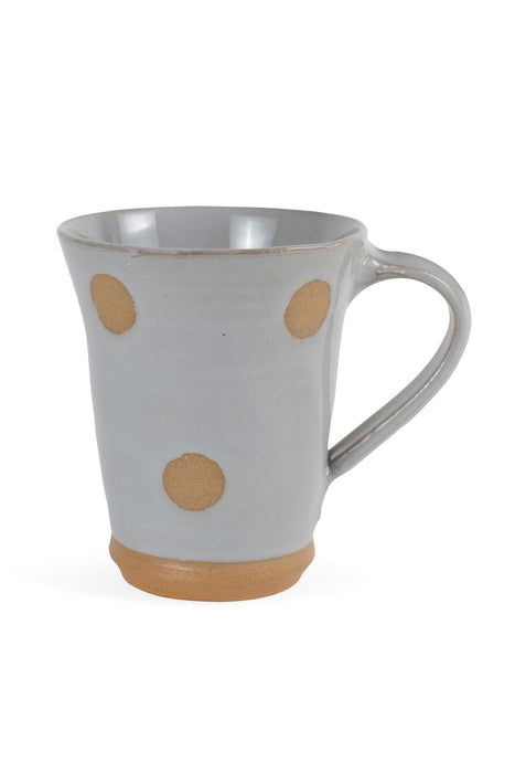Polka Dot Stoneware Mug, Blue 1
