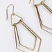 Art Deco Wire Earrings thumbnail 3