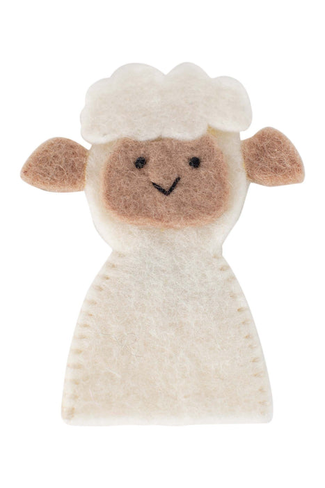 Lamb Felt Finger Puppet 1