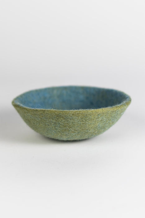 Felt Bowl (Green/Blue) 2