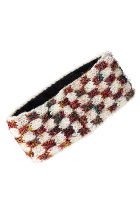 Checkerboard Cold Weather Headband 1