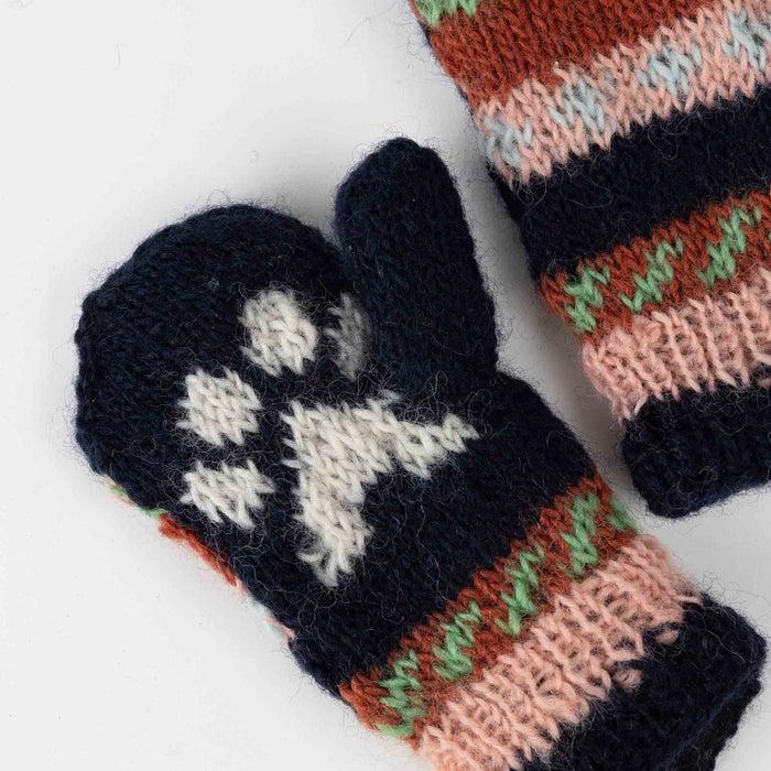 Kids Paw Print Mitts - Assorted Colors 2