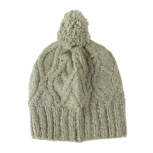 Le Ski Cable Knit Winter Hat - Sage