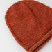 Slouchy Alpaca Wool Beanie - Rust Orange thumbnail 4