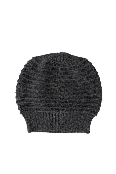 Slouchy Alpaca Wool Beanie - Grey 1