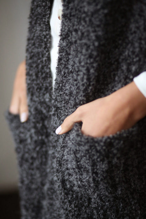 Oversized Boucle Cardigan 5