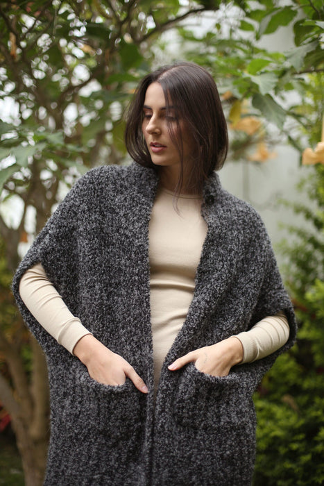 Oversized Boucle Cardigan 7