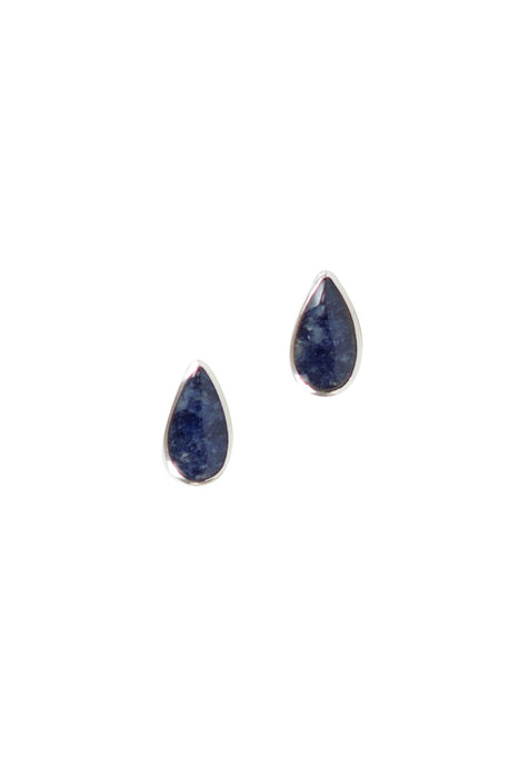 Blue Teardrop Earrings 1